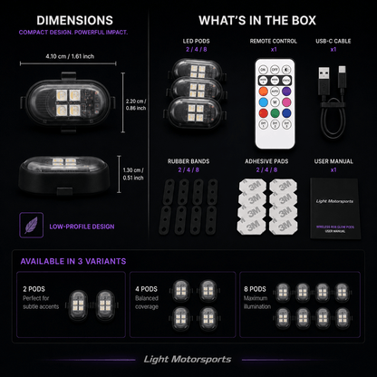 Wireless RGB Glow Pods