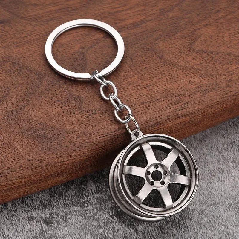 Wheel Rims Keychain