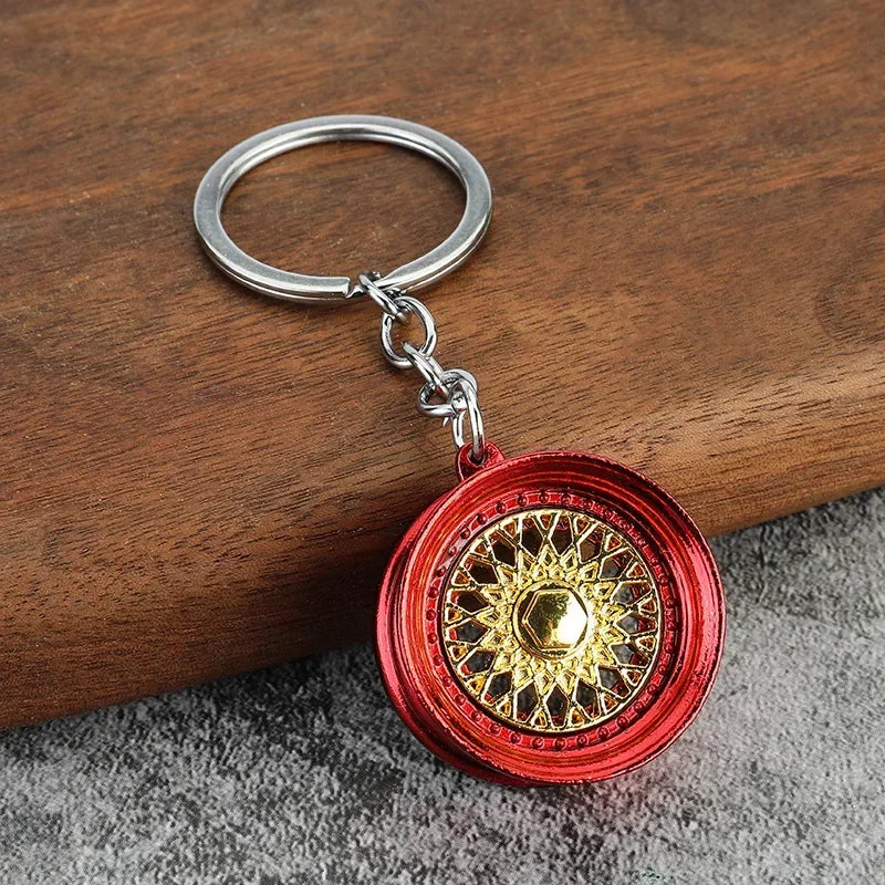 Wheel Rims Keychain