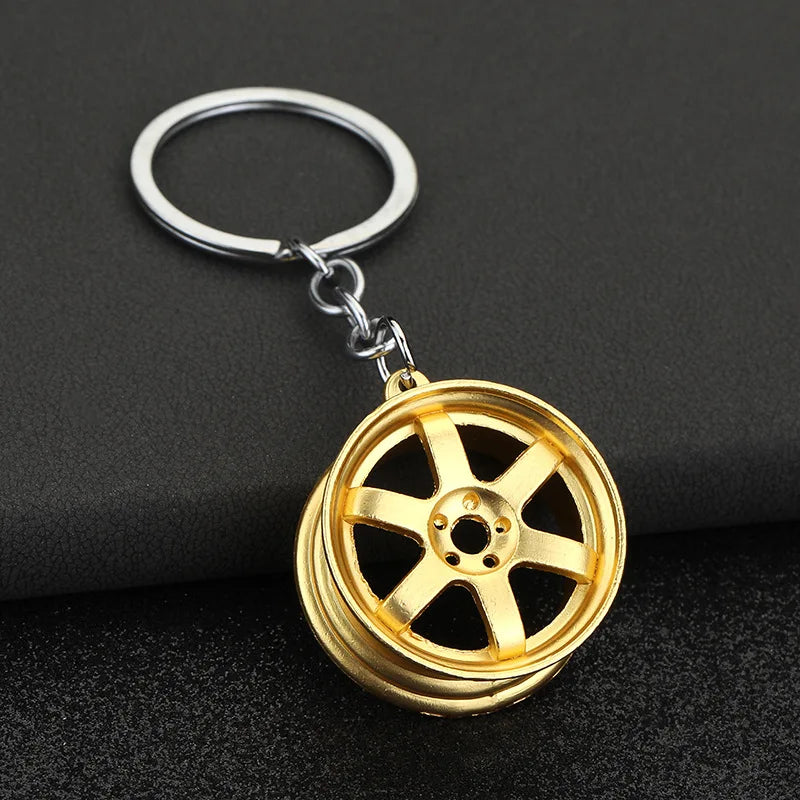 Wheel Rims Keychain