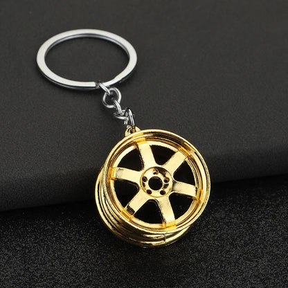 Wheel Rims Keychain
