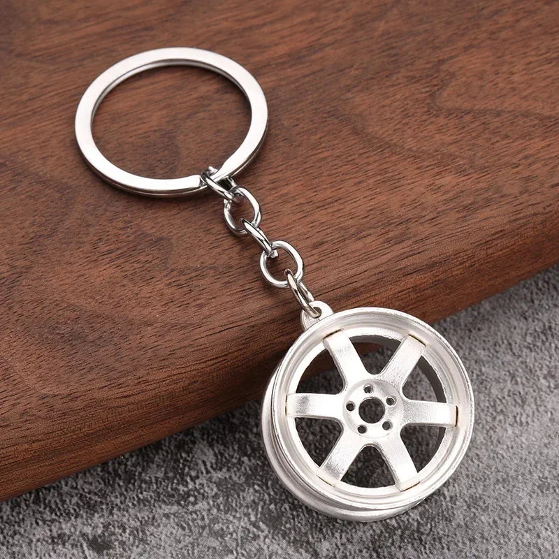 Wheel Rims Keychain