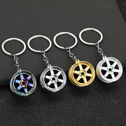Wheel Rims Keychain