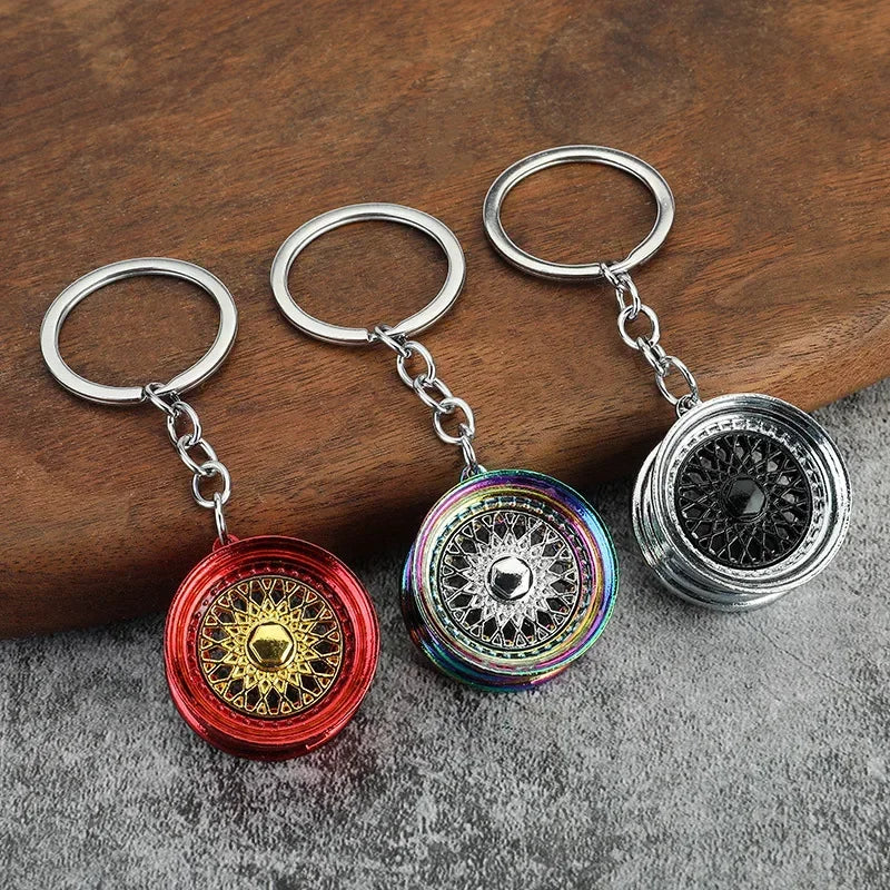 Wheel Rims Keychain