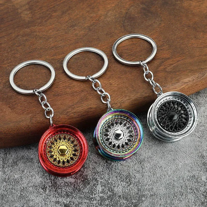Wheel Rims Keychain