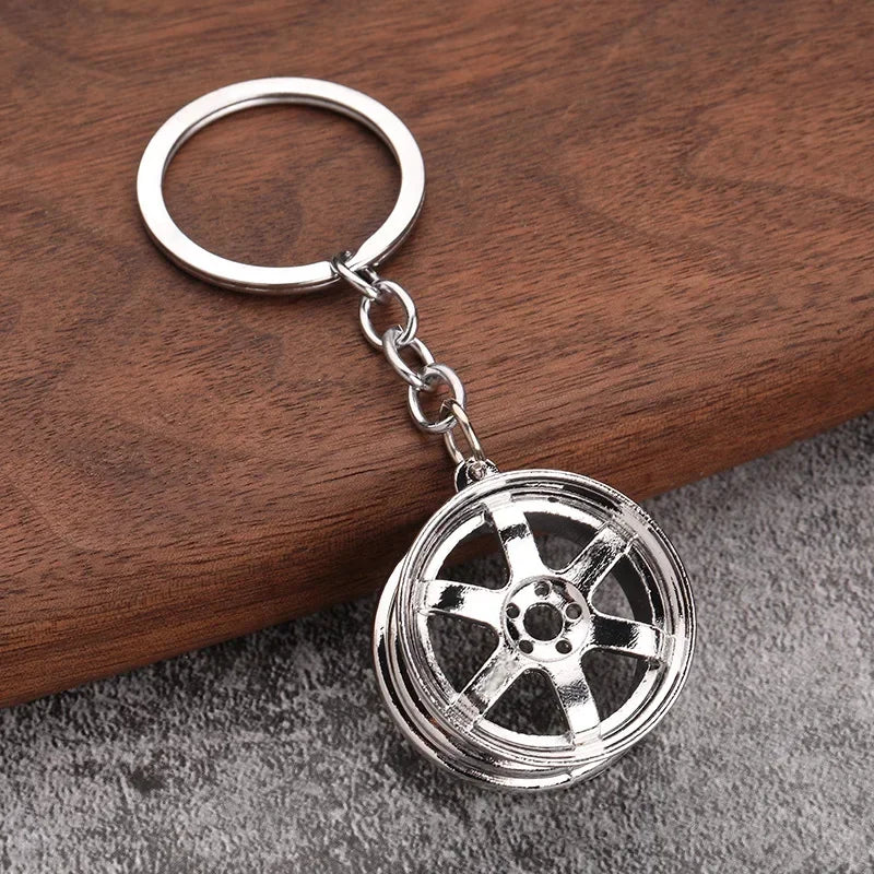 Wheel Rims Keychain