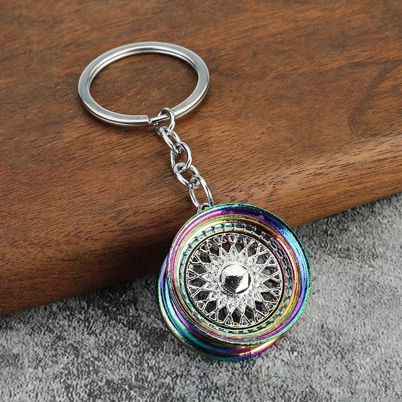 Wheel Rims Keychain