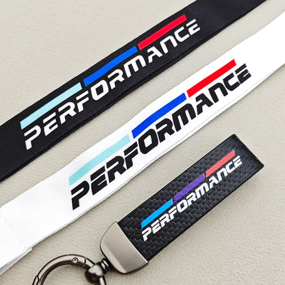 Jet tag car lanyard — performance racing colors