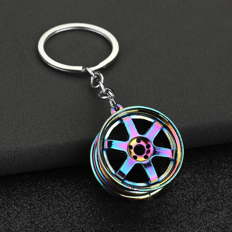 Wheel Rims Keychain