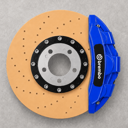 blue led brake disc lamp from light motorsports