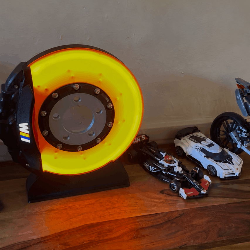 LED brake disc lamp for car lovers setup