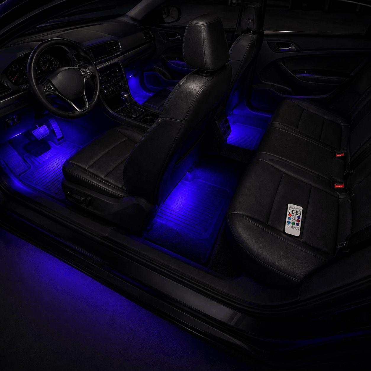 rgb pods adding a glow to a car from lightmotorsports