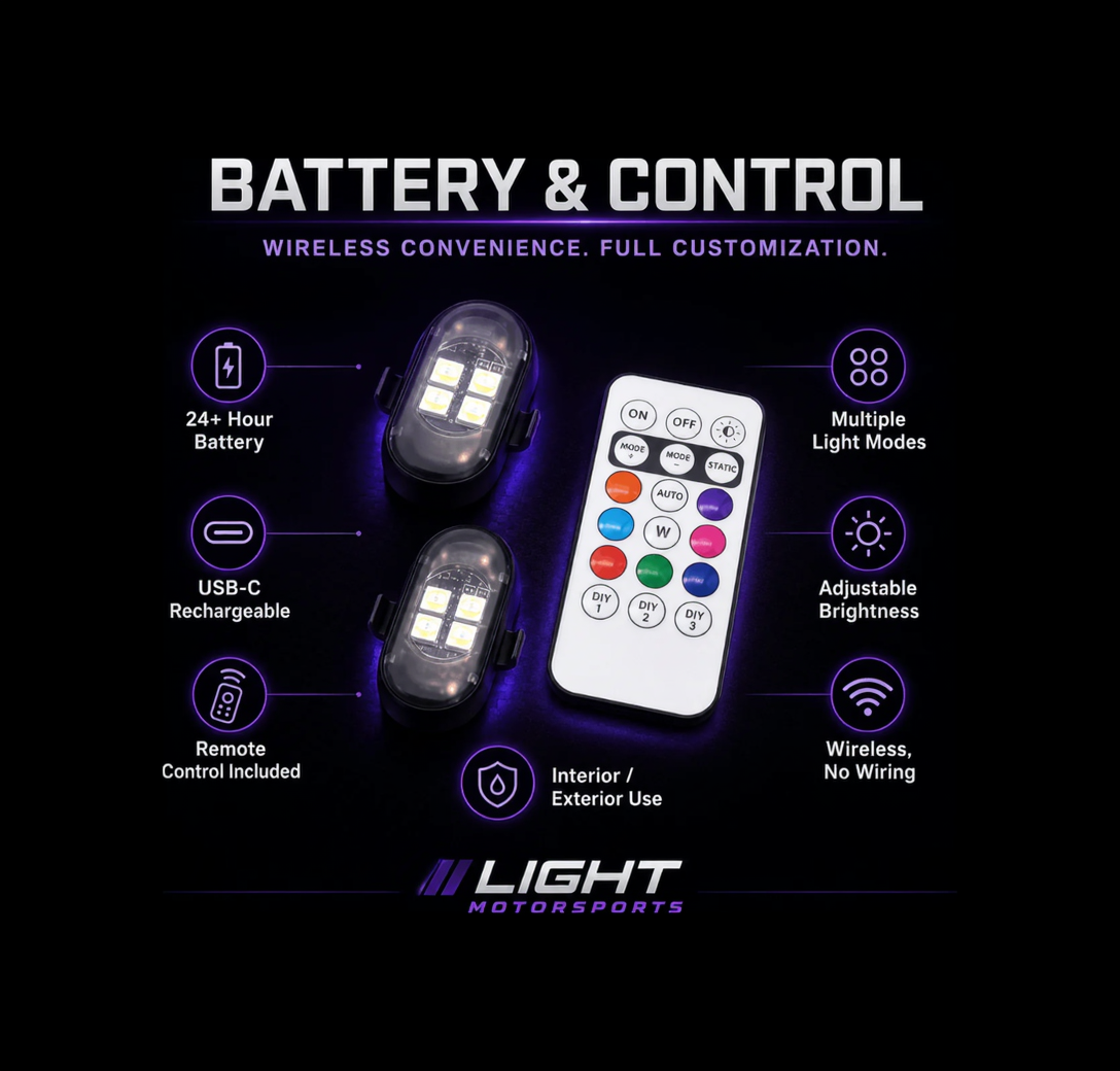 rgb pods features from light motorsports