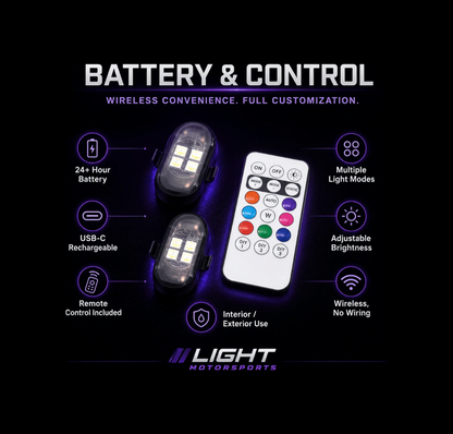 rgb pods features from light motorsports